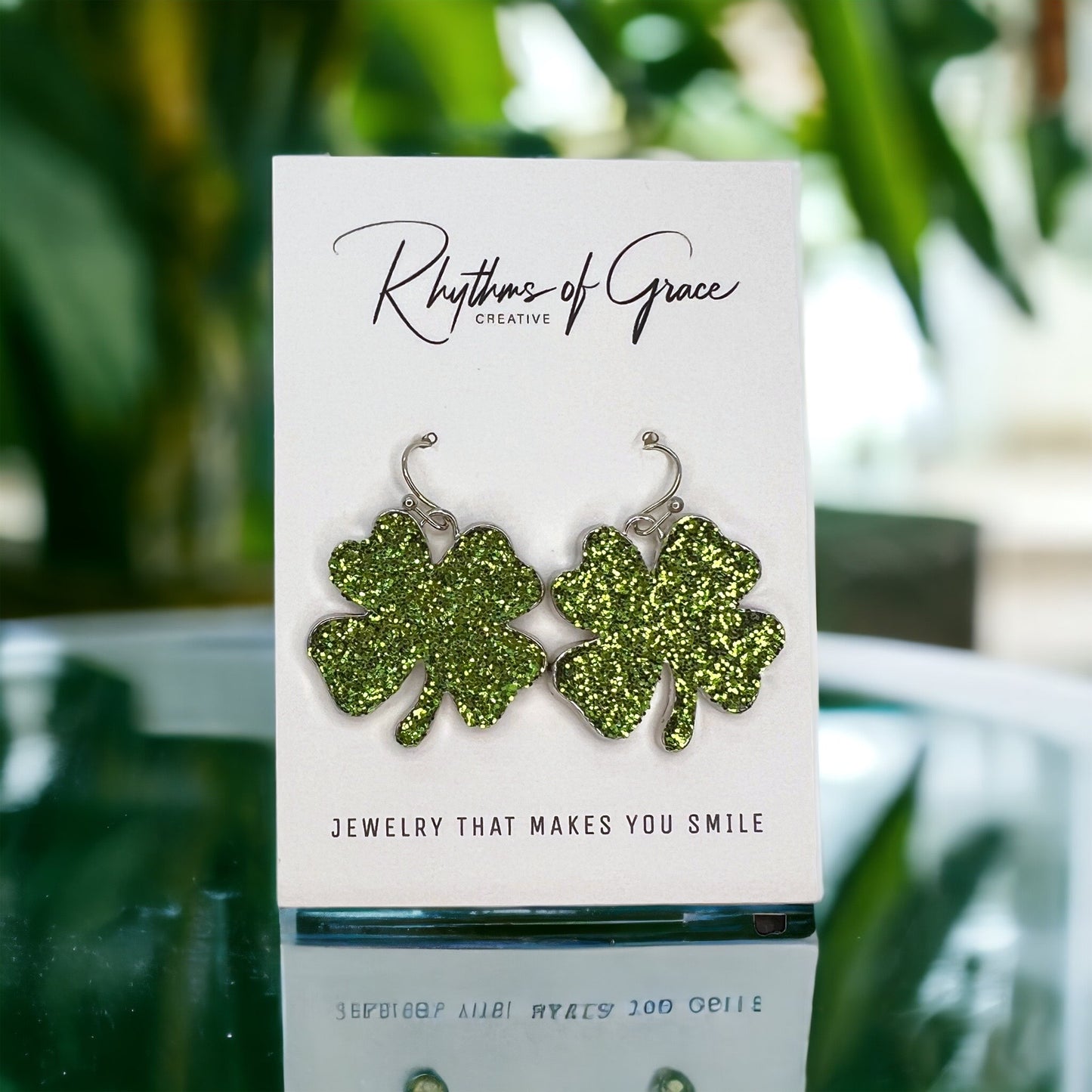 Lucky Shamrock Earrings - Your Perfect St. Patrick's Day Accessory! 🍀 - Rhythms of Grace Creative