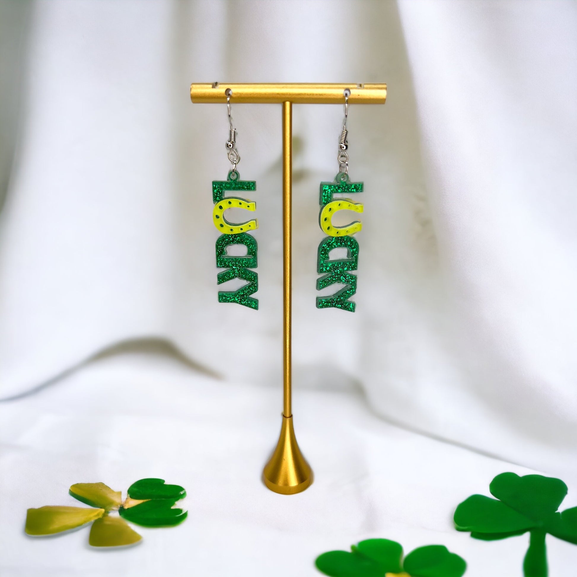 Get Lucky – St. Patrick’s Day Horseshoe Earrings - Rhythms of Grace Creative