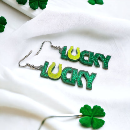 Get Lucky – St. Patrick’s Day Horseshoe Earrings - Rhythms of Grace Creative