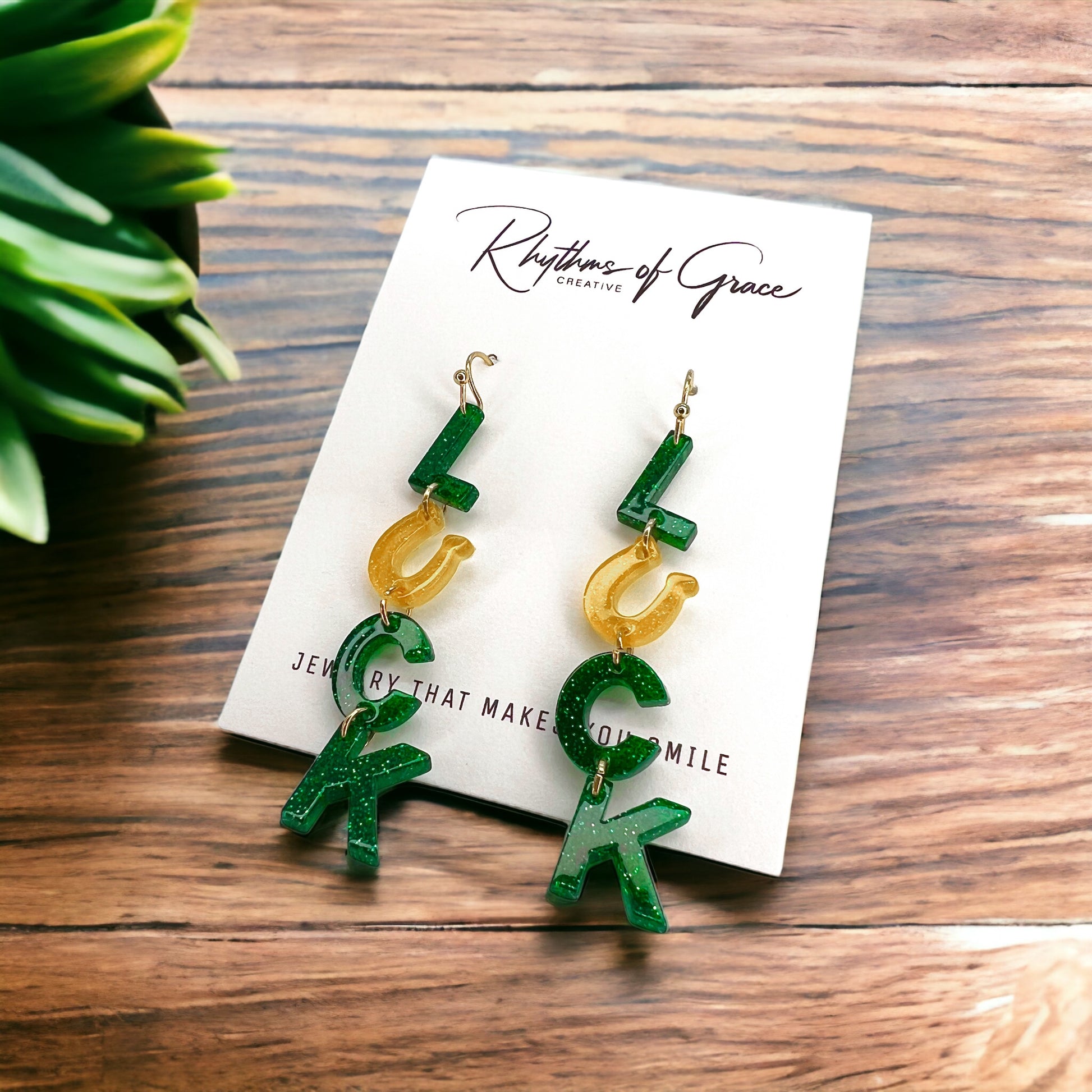 Feelin’ Lucky? These Earrings Say Yes! - Rhythms of Grace Creative