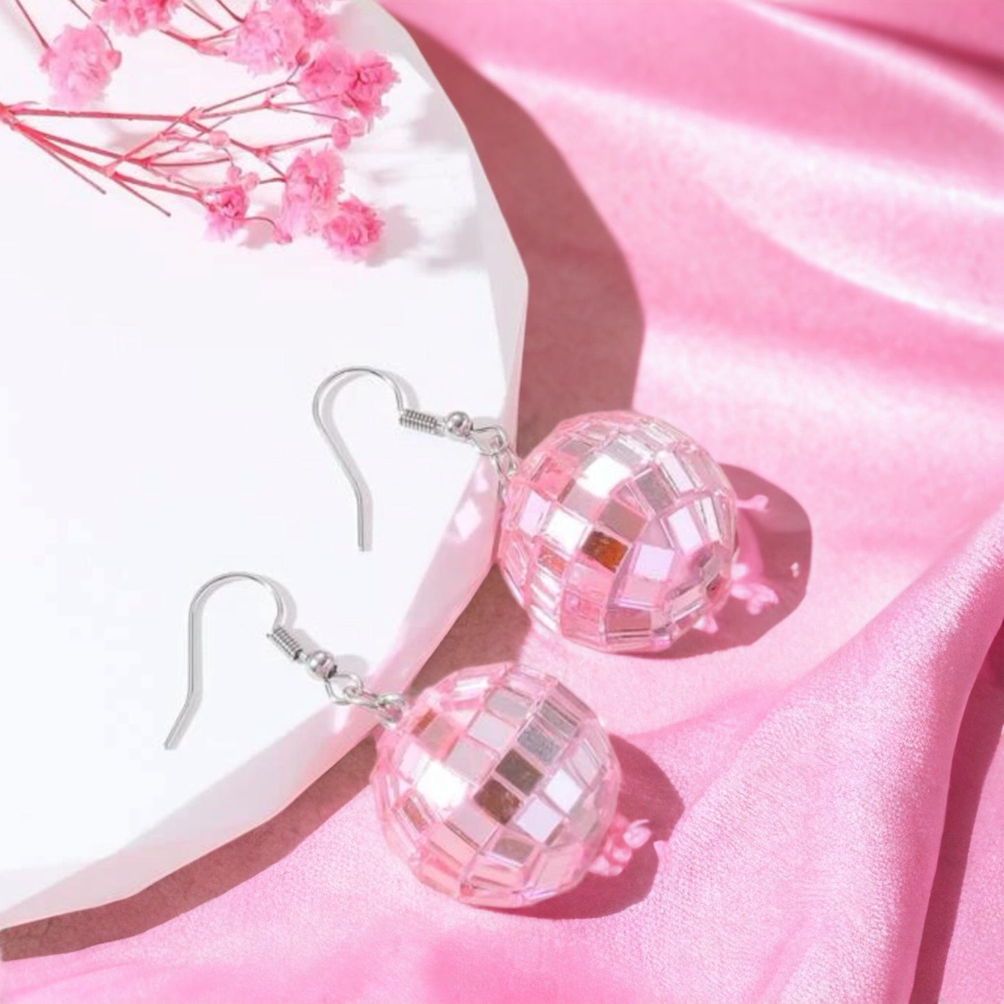 Colorful Disco Ball Earrings - Ball Drop, Disco Ball, Bachelorette Party, New Year's Eve, NYE Earrings, Disco Party - Rhythms of Grace Creative