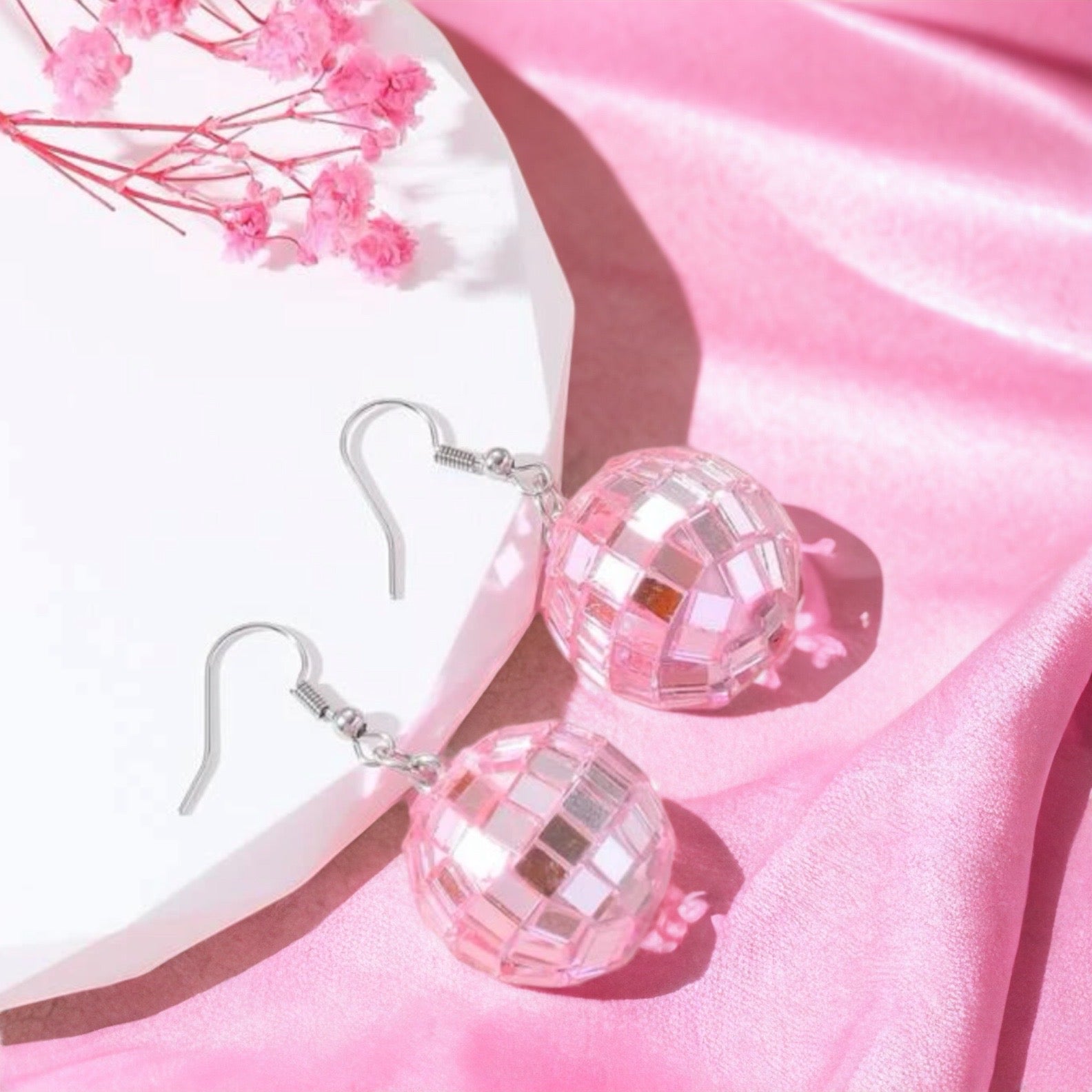 Colorful Disco Ball Earrings - Ball Drop, Disco Ball, Bachelorette Party, New Year's Eve, NYE Earrings, Disco Party - Rhythms of Grace Creative