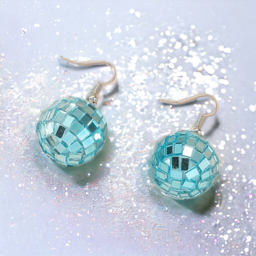 Colorful Disco Ball Earrings - Ball Drop, Disco Ball, Bachelorette Party, New Year's Eve, NYE Earrings, Disco Party - Rhythms of Grace Creative