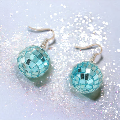 Colorful Disco Ball Earrings - Ball Drop, Disco Ball, Bachelorette Party, New Year's Eve, NYE Earrings, Disco Party - Rhythms of Grace Creative