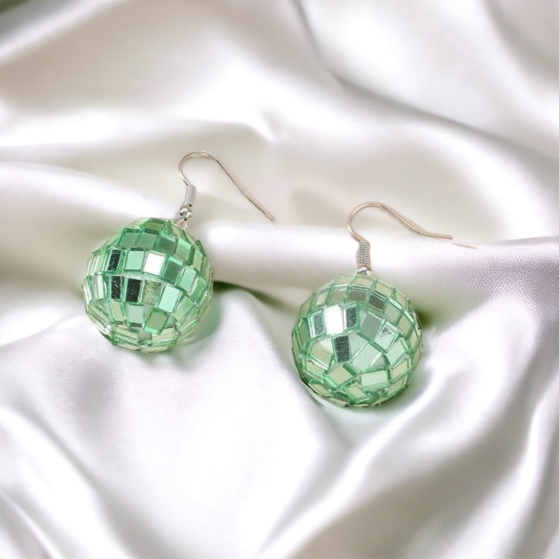 Colorful Disco Ball Earrings - Ball Drop, Disco Ball, Bachelorette Party, New Year's Eve, NYE Earrings, Disco Party - Rhythms of Grace Creative