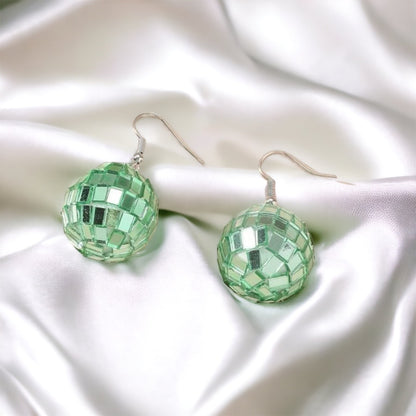 Colorful Disco Ball Earrings - Ball Drop, Disco Ball, Bachelorette Party, New Year's Eve, NYE Earrings, Disco Party - Rhythms of Grace Creative
