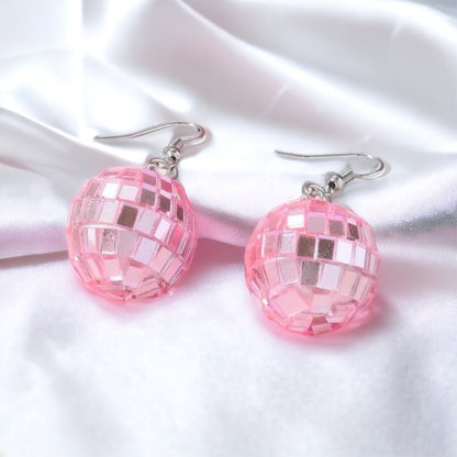 Colorful Disco Ball Earrings - Ball Drop, Disco Ball, Bachelorette Party, New Year's Eve, NYE Earrings, Disco Party - Rhythms of Grace Creative