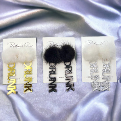 Get Your Party On: Dazzling Drunk Earrings for Every Celebration!