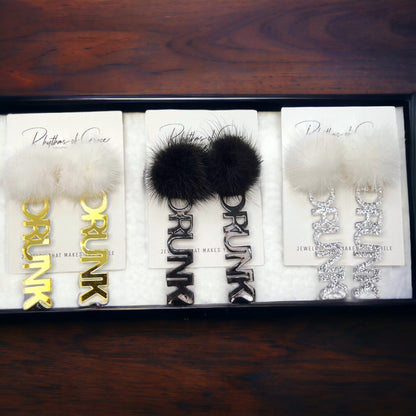 Get Your Party On: Dazzling Drunk Earrings for Every Celebration!