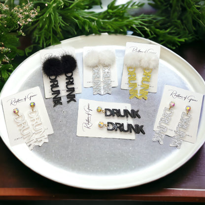 Get Your Party On: Dazzling Drunk Earrings for Every Celebration!