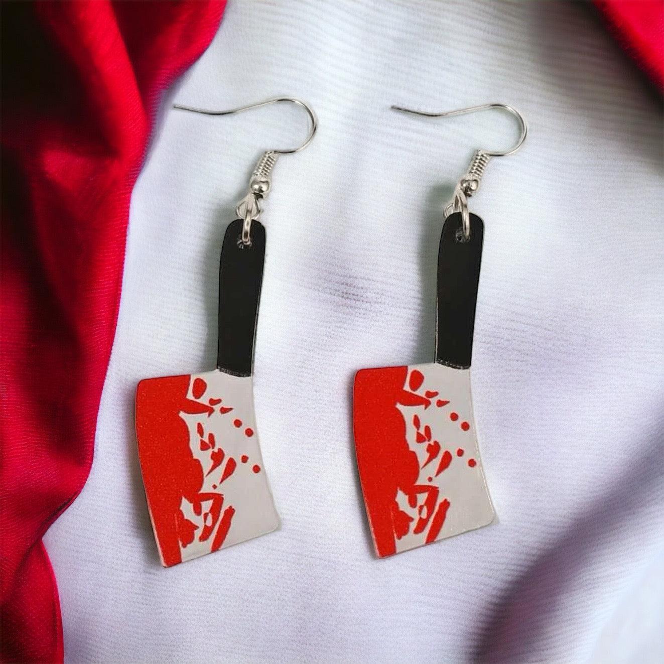 Slice Into Style: True Crime Halloween Earrings Collection!