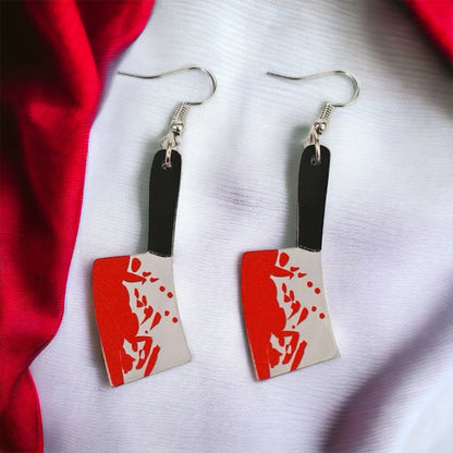 Slice Into Style: True Crime Halloween Earrings Collection!