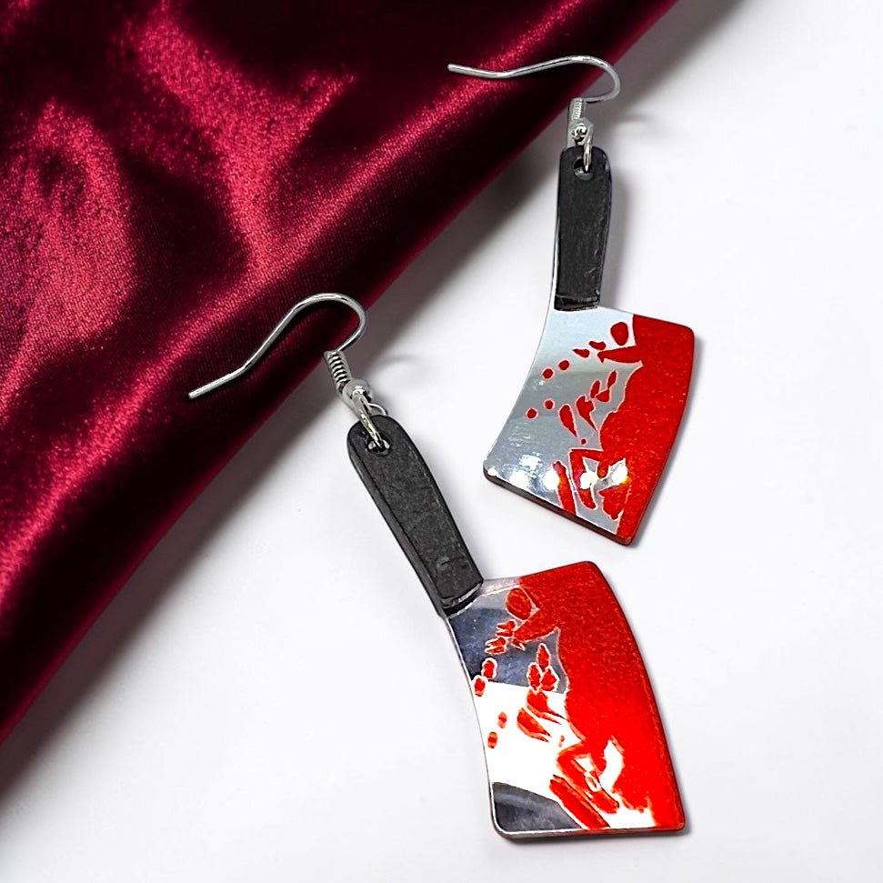 Slice Into Style: True Crime Halloween Earrings Collection!