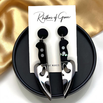 Slice Into Style: True Crime Halloween Earrings Collection!