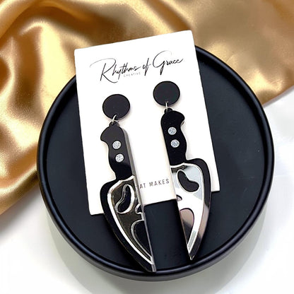 Slice Into Style: True Crime Halloween Earrings Collection!