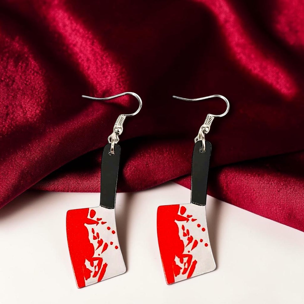 Slice Into Style: True Crime Halloween Earrings Collection!