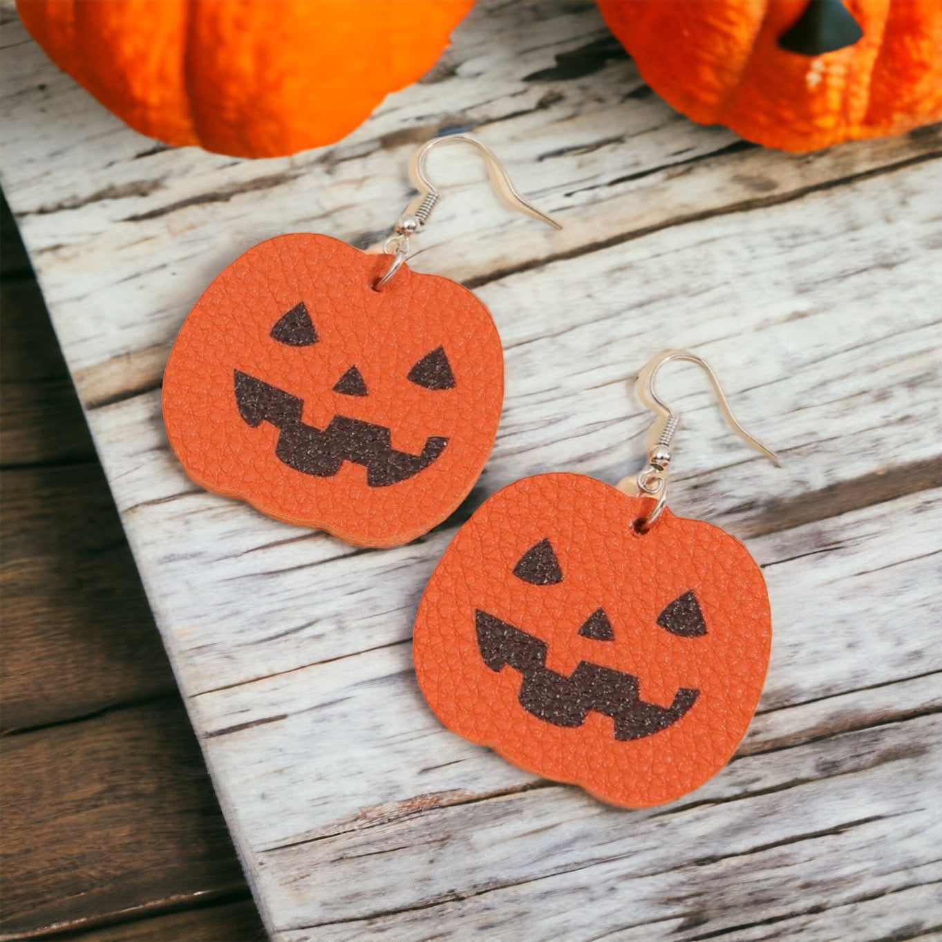 Charming Jack-o'-Lantern Dangle Earrings - Spooky & Cute Halloween Jewelry! - Rhythms of Grace Creative