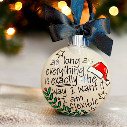 Control Freak Christmas Ornament | Type A Personality Holiday Humor
