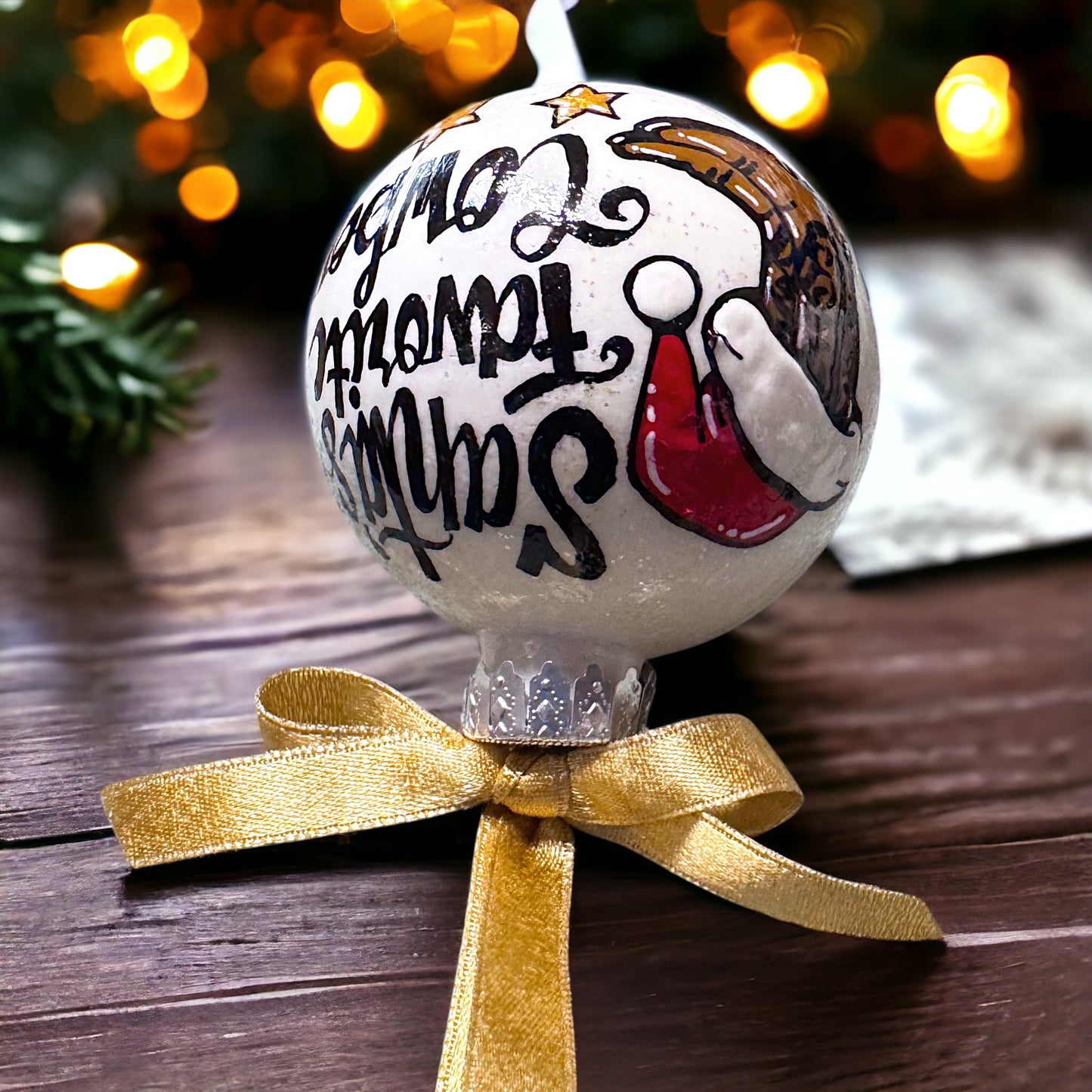 Christmas Ornament: "Santa's Favorite Cowboy"