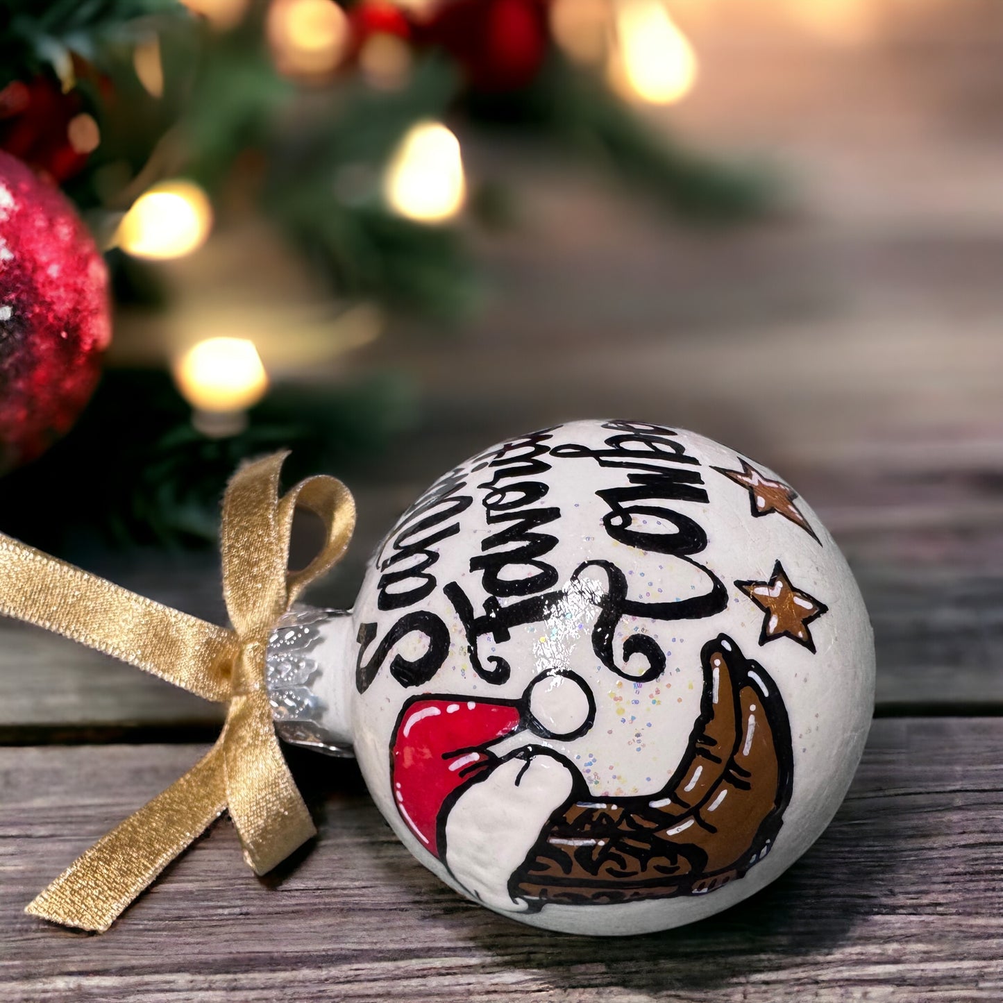 Christmas Ornament: "Santa's Favorite Cowboy"