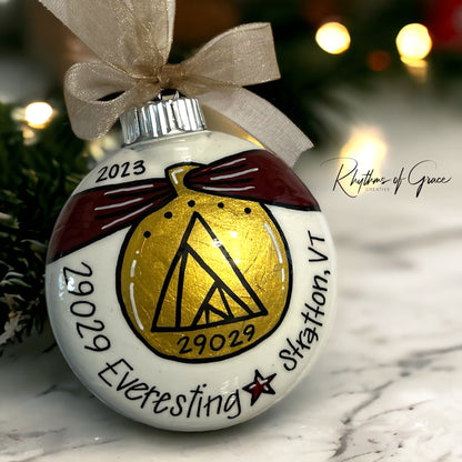 Race to Memories: Personalized Ornaments for Every Finish Line Hero!  Perfect for Marathoners, 5K Sprinters, & Trailblazing Champions!