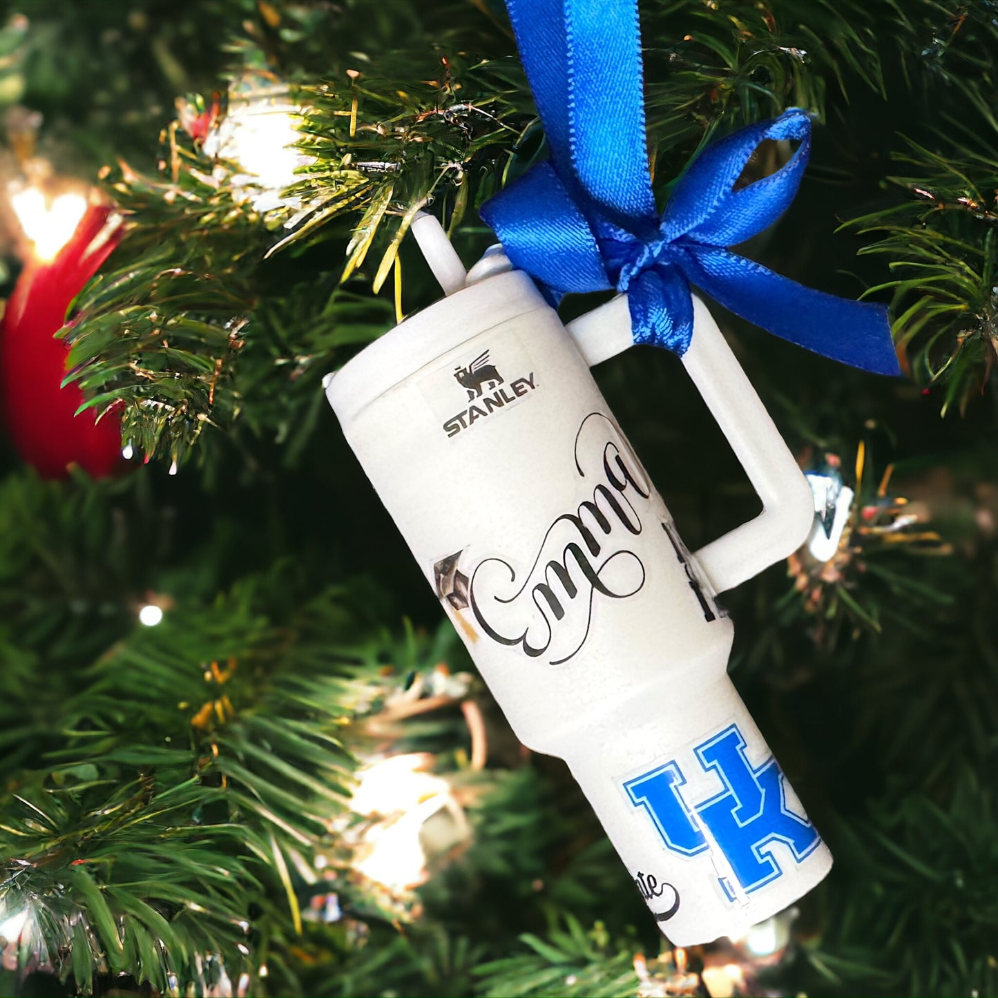 Cheers to the Season: Customized Mini Stanley Cup Ornaments for the Perfect Gift!