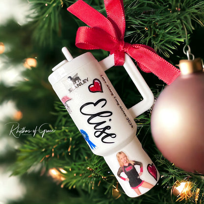 Cheers to the Season: Customized Mini Stanley Cup Ornaments for the Perfect Gift!