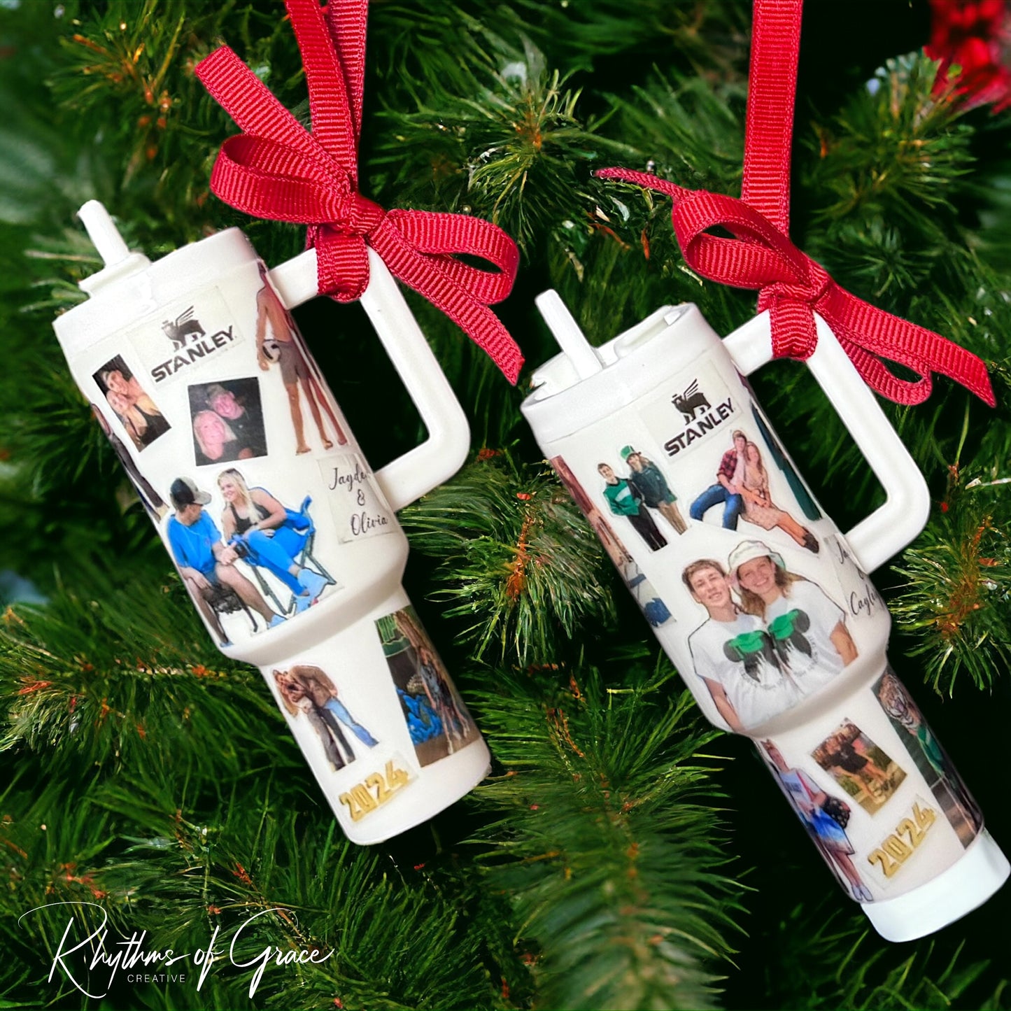 Cheers to the Season: Customized Mini Stanley Cup Ornaments for the Perfect Gift!