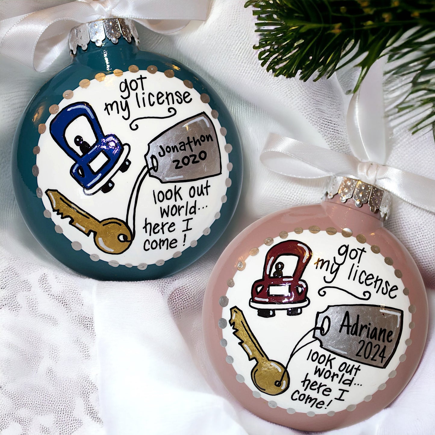 Keys to Freedom: Personalized Driver's License Ornament 🚗✨