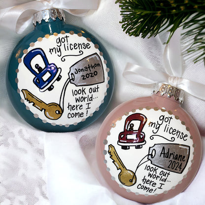 Keys to Freedom: Personalized Driver's License Ornament 🚗✨