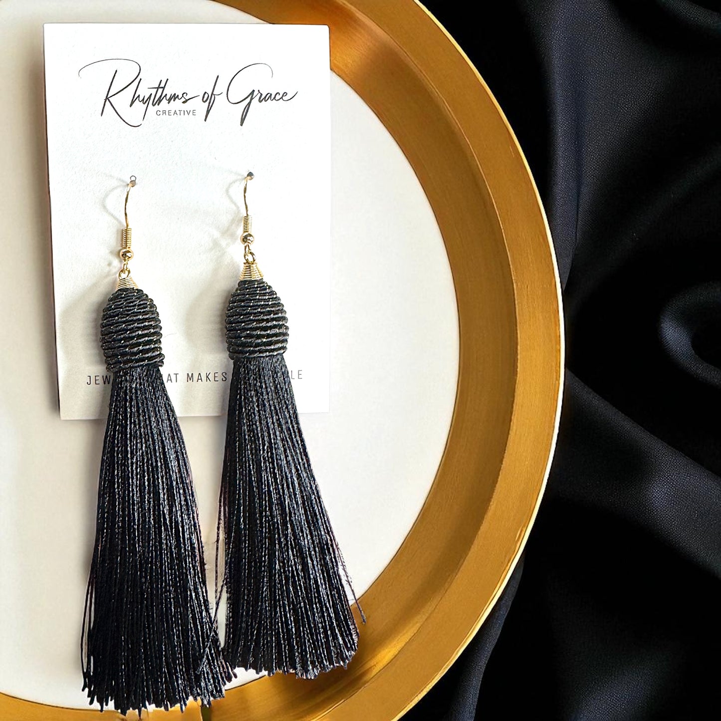 Tassel Power: Colorful Statement Dangle Earrings in 7 Bold Shades
