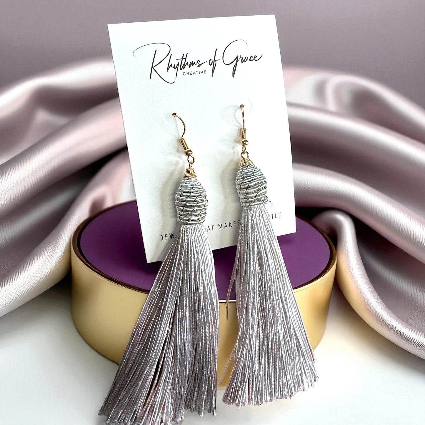 Tassel Power: Colorful Statement Dangle Earrings in 7 Bold Shades