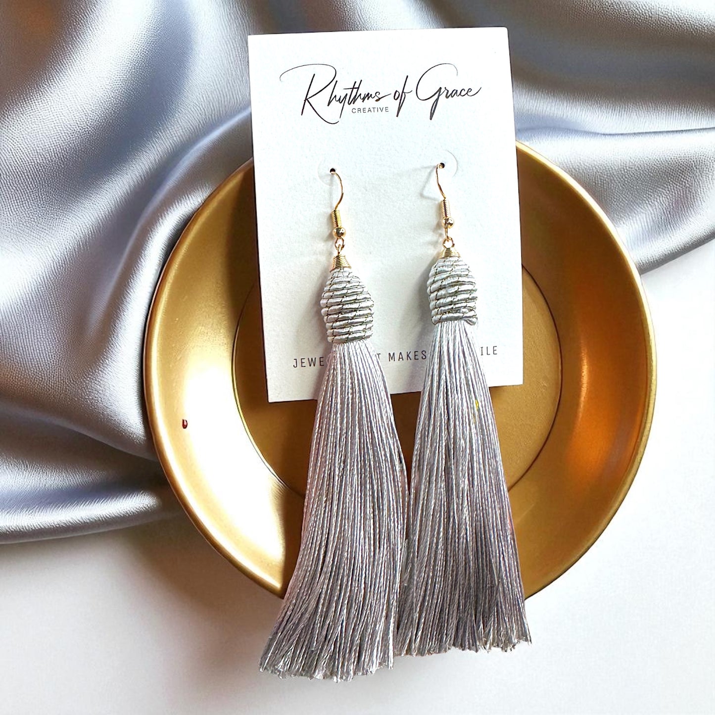 Tassel Power: Colorful Statement Dangle Earrings in 7 Bold Shades