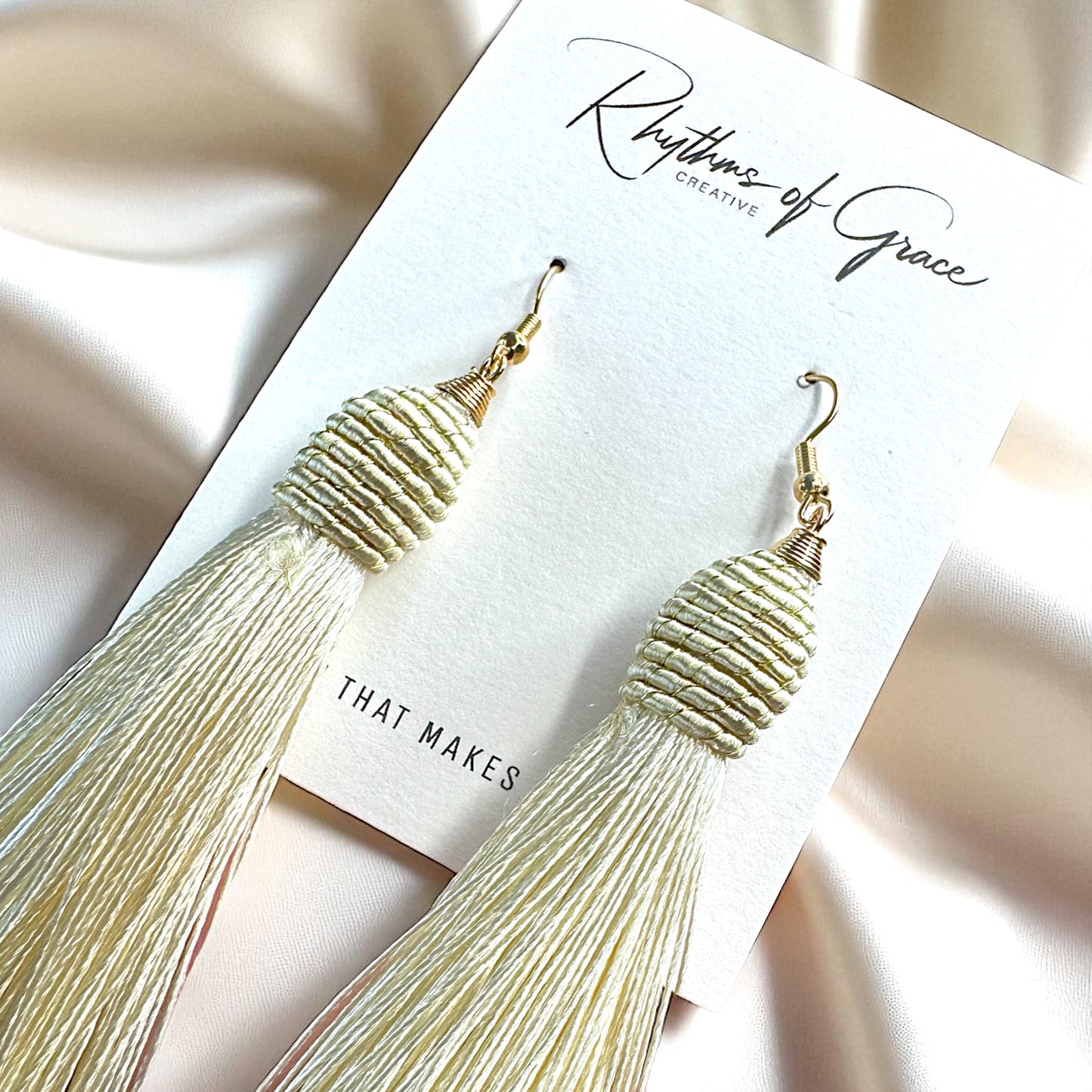 Tassel Power: Colorful Statement Dangle Earrings in 7 Bold Shades