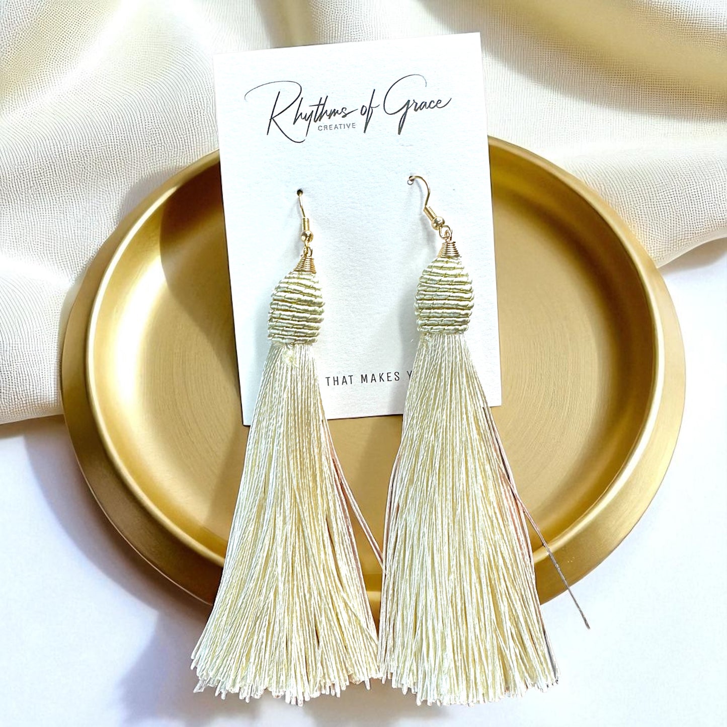 Tassel Power: Colorful Statement Dangle Earrings in 7 Bold Shades