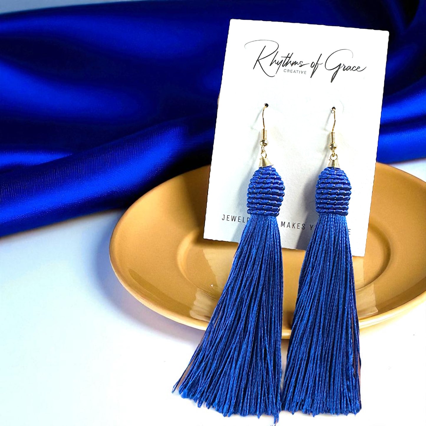 Tassel Power: Colorful Statement Dangle Earrings in 7 Bold Shades