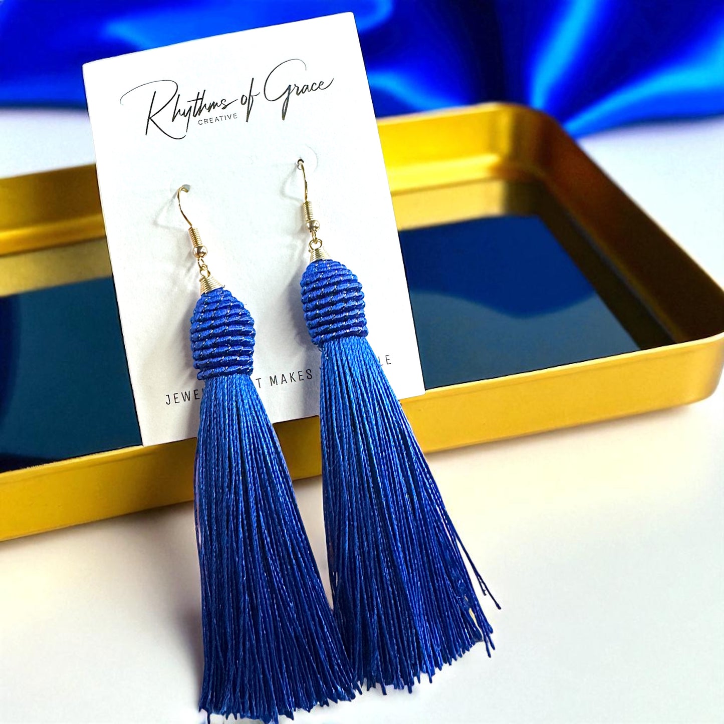 Tassel Power: Colorful Statement Dangle Earrings in 7 Bold Shades