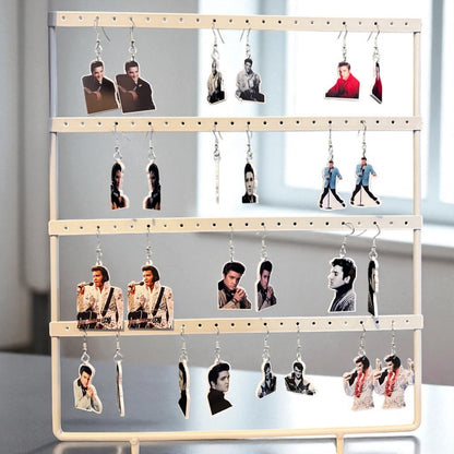 Rock Your Style: Elvis Presley Dangle Earrings - 12 Iconic Designs! 🎸
