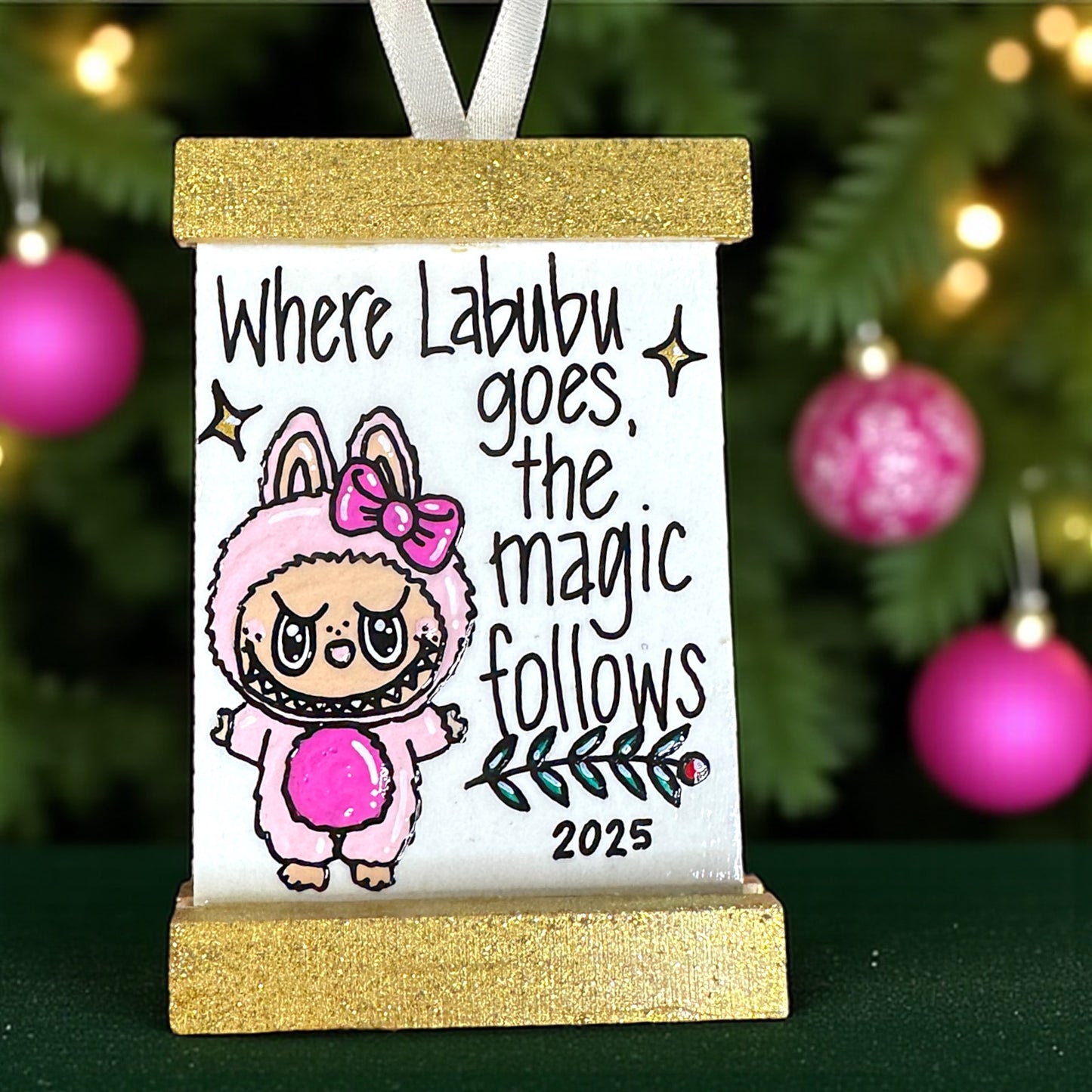 Monster Magic on Your Tree – Hand-Painted, Personalized, and Totally One-of-a-Kind!