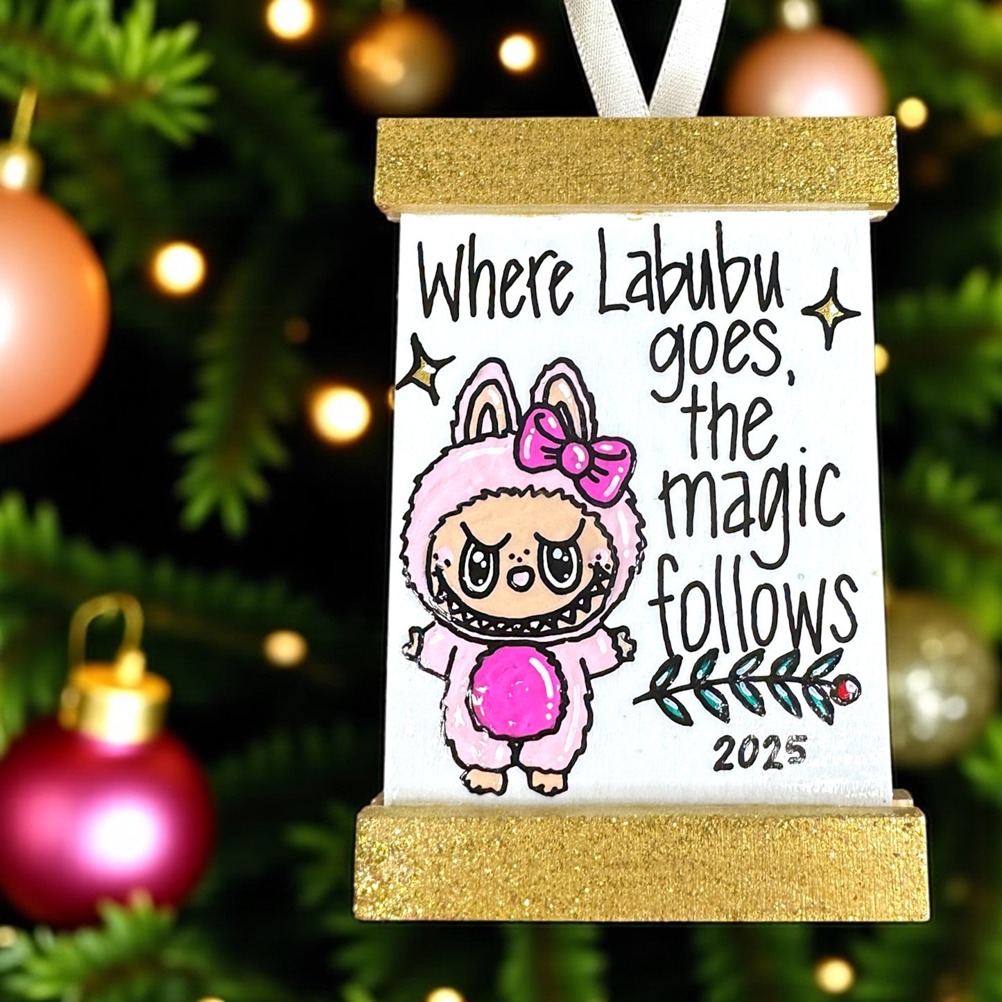 Monster Magic on Your Tree – Hand-Painted, Personalized, and Totally One-of-a-Kind!