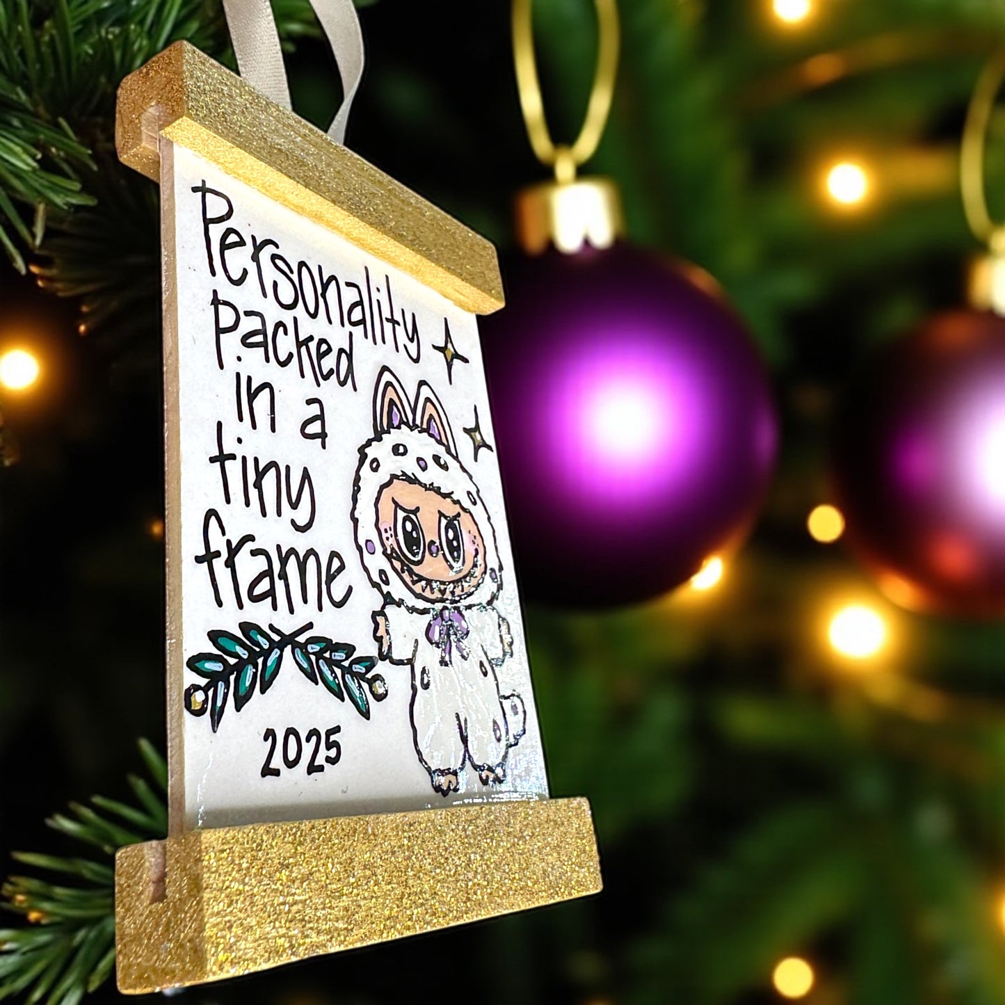 Monster Magic on Your Tree – Hand-Painted, Personalized, and Totally One-of-a-Kind!