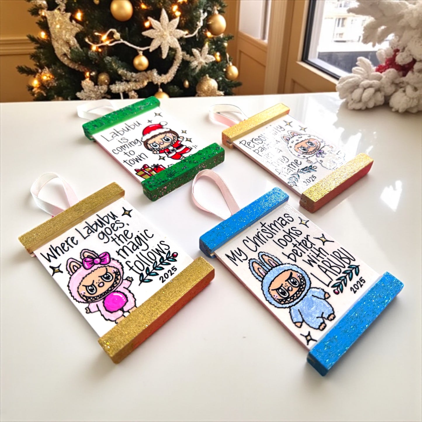 Monster Magic on Your Tree – Hand-Painted, Personalized, and Totally One-of-a-Kind!