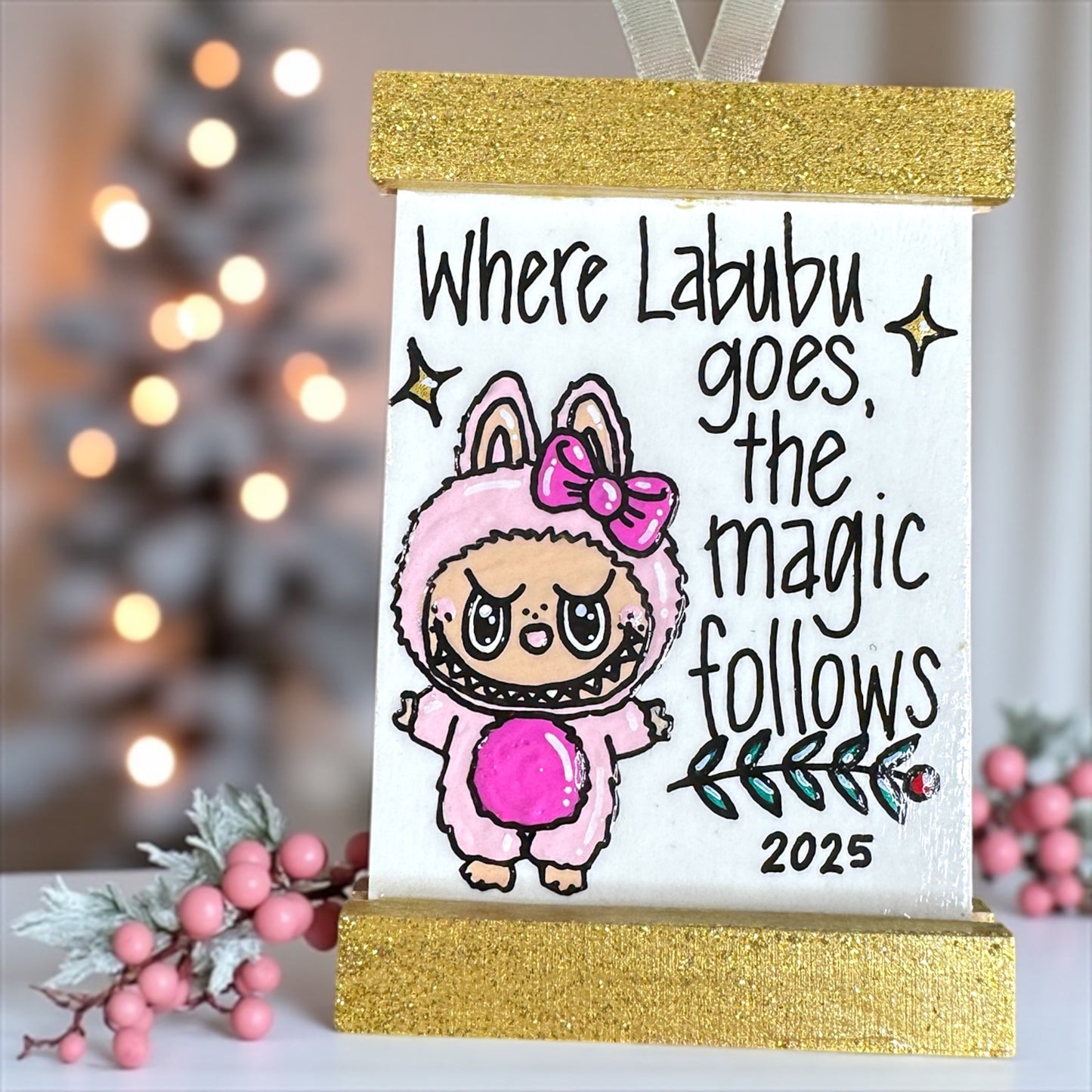Monster Magic on Your Tree – Hand-Painted, Personalized, and Totally One-of-a-Kind!