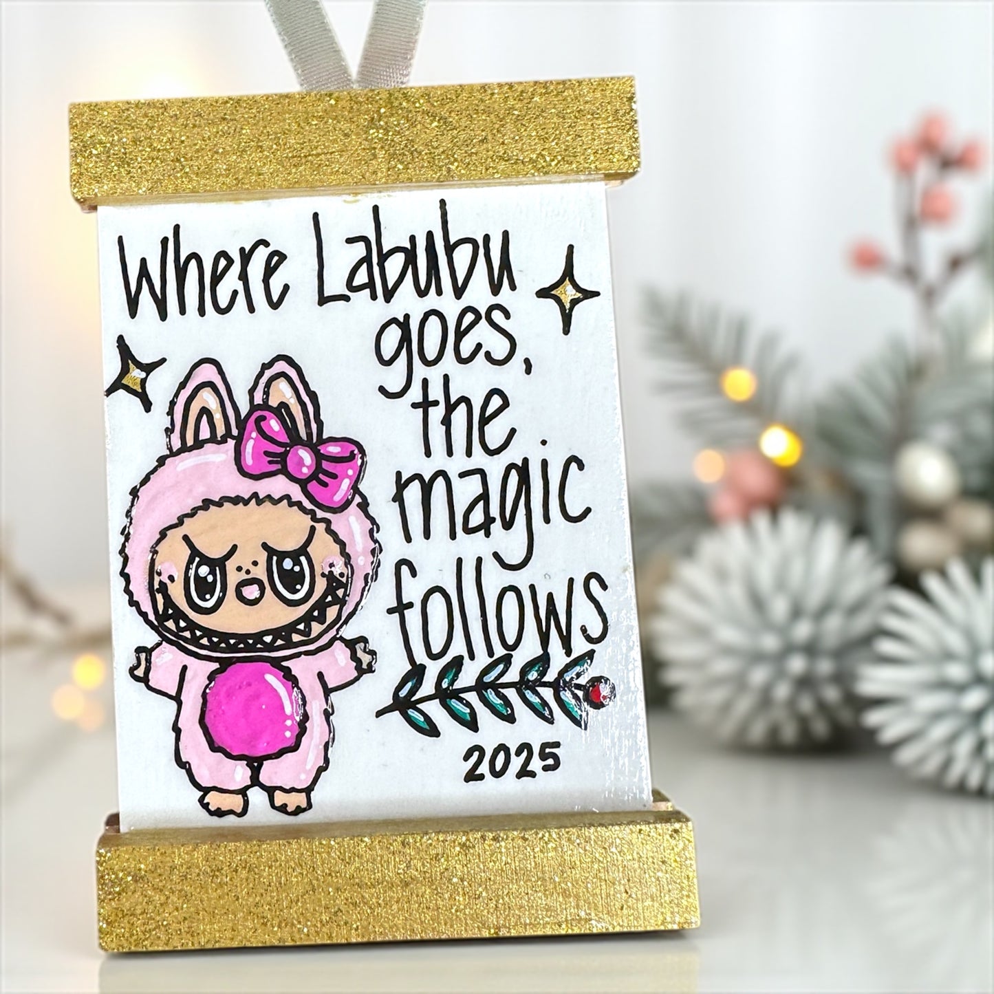 Monster Magic on Your Tree – Hand-Painted, Personalized, and Totally One-of-a-Kind!