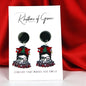 Christmas Teacher Earrings: Spread Holiday Cheer! 🎄 - Rhythms of Grace Creative