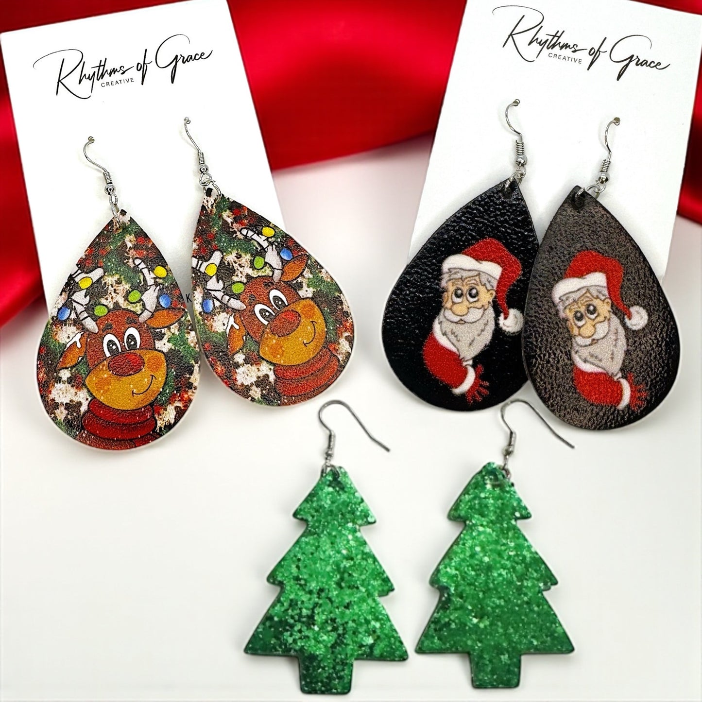 Dazzle & Jingle with Festive Christmas Dangle Earrings!
