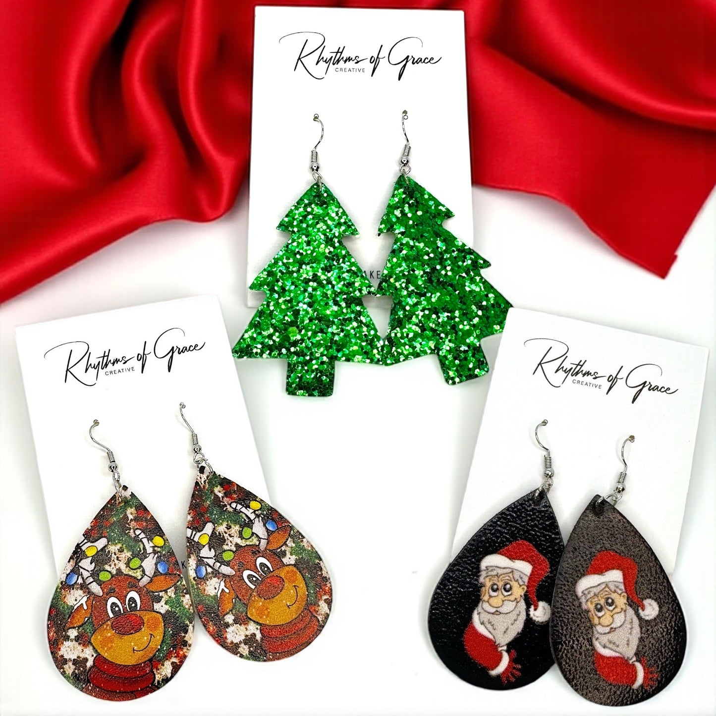 Dazzle & Jingle with Festive Christmas Dangle Earrings!