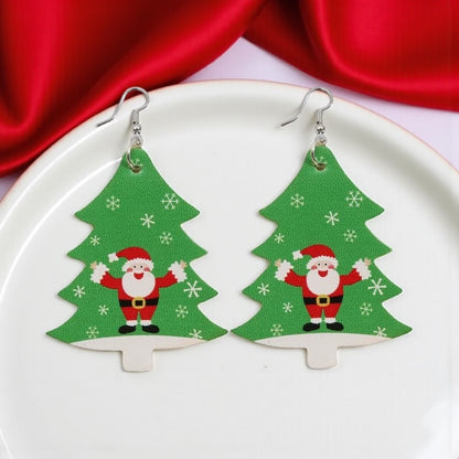 Dazzle in Holiday Spirit with Our Christmas Dangle Earrings! 🎄🎅✨