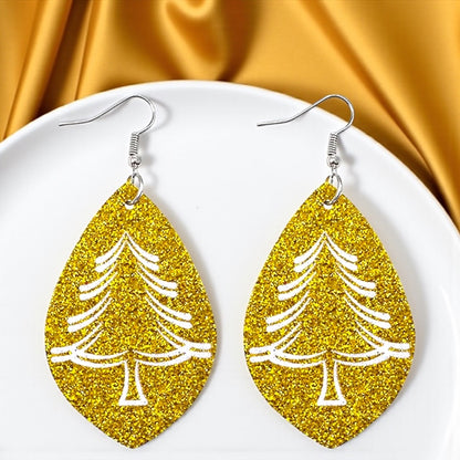 Dazzle in Holiday Spirit with Our Christmas Dangle Earrings! 🎄🎅✨