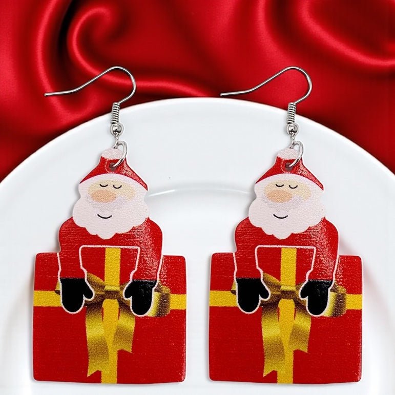 Dazzle in Holiday Spirit with Our Christmas Dangle Earrings! 🎄🎅✨